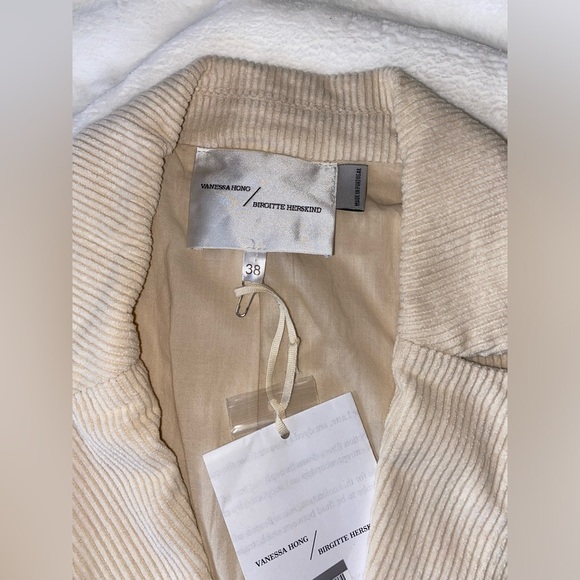 Brigitte Herskind x Vanessa Hong Wilma Corduroy Oversized Blazer/Jacket NWT - Picture 10 of 12
